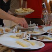 the samples of cheese