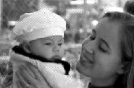 Smiling woman baby Thumbnail